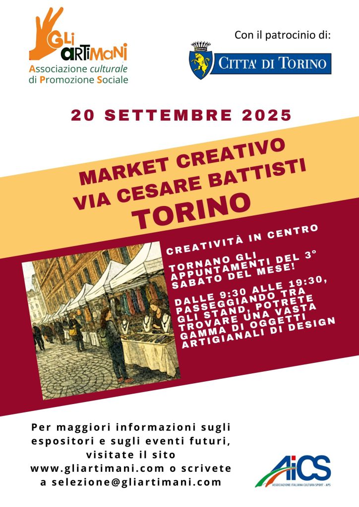 Market creativo artigianale Torino