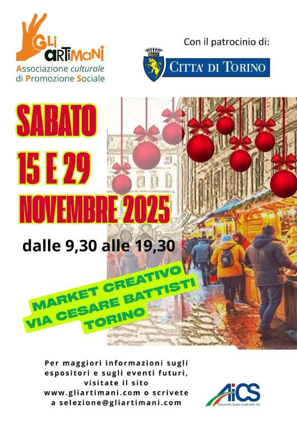 Mercatini artigianali di Natale Torino