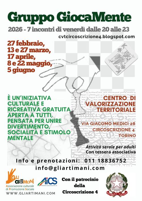 Giochi da tavolo Torino Circoscrizione 4 CVT