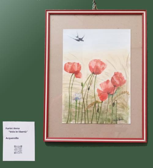 Quadro Volo in libertà di Furini Anna