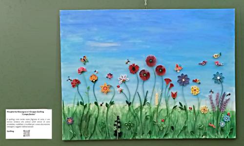 Quadro Campo Fiorito di Margherita Mascagna