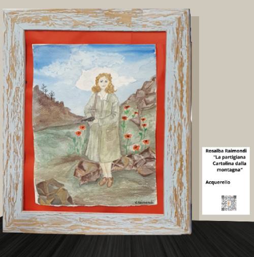 Quadro La partigiana di Rosalba Raimondi