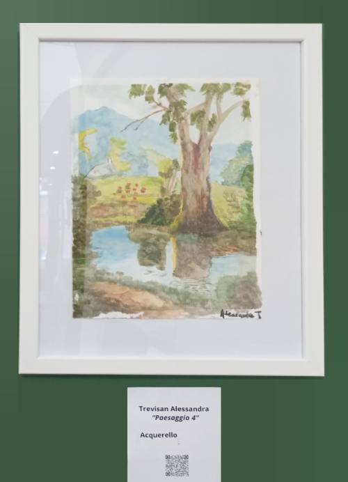 Quadro Paesaggio 4 di Trevisan Alessandra